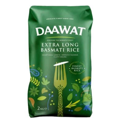 Daawat – 2kg Basmati Rice Extra Long